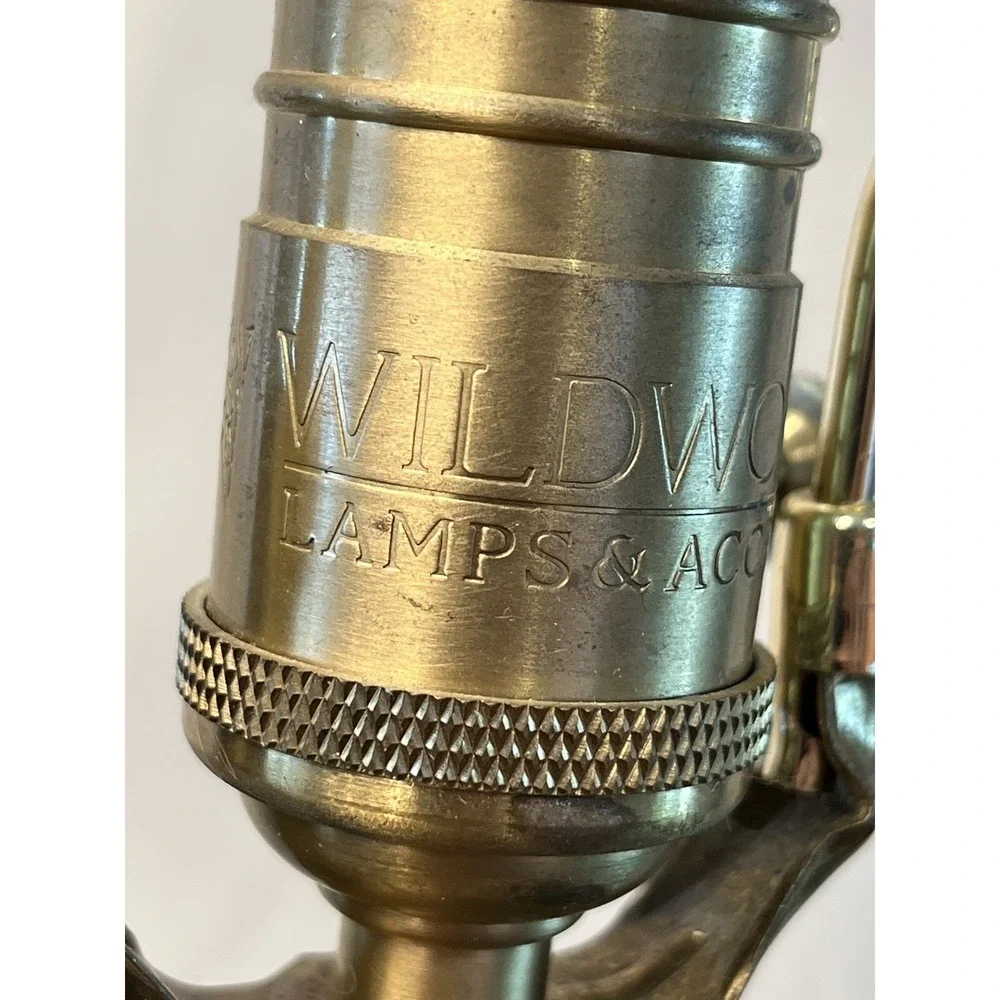 Stunning Vintage Wildwood Urn Large Metal Table Lamp 35.5